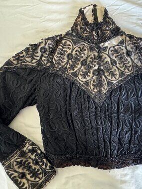 Victoria Era (1830-1900) Beaded top - This won't be for everyone....